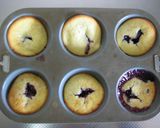 A picture of step 7 of Berry Jam Mini Cheesecakes.