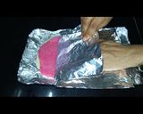 A picture of step 6 of Instant Burfi.