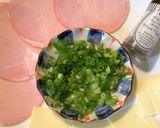A picture of step 1 of Ham Cutlets with Cheese.