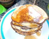 A picture of step 7 of Pancake with cloves sugar syrup.