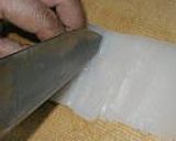 A picture of step 6 of Let's Make Delicious Squid Sashimi!.