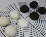 A picture of step 4 of Elegant Chocolate Marbled Bagels.