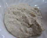 A picture of step 1 of Tofu Mochi with Rice Bran.