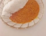 A picture of step 3 of Beans soup (Miyar wake, AKA Kababure).
