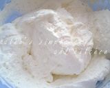 A picture of step 3 of Snowy White Yogurt Soufflé to use up Egg Whites.