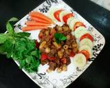 Beef stew served with fresh veggies recipe step 4 photo