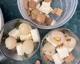 Foto del paso 3 de la receta: Pannacotta con almendras y litchis