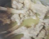A picture of step 2 of Mutton ghee roast.