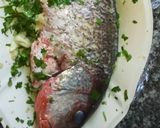 صورة لخطوة 1 من وصفة 🎏 سمك مشوي بالفرن بالخضار و بقدونسية