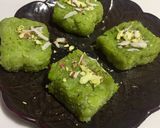 A picture of step 6 of Lauki burfi.