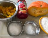 A picture of step 1 of Steamed Pumpkin (Mochi with Twist).