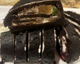 A picture of step 5 of Chocolate Fruit Roll Cake.
