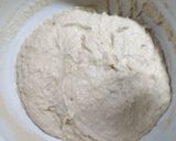 A picture of step 3 of Coconut puff puff.