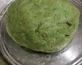A picture of step 1 of Palak paneer parata.