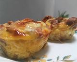 Foto langkah ke 8 dari resep Quiche in a cup Sausages & Tuna.