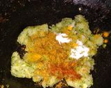 A picture of step 3 of Sweet corn paratha.