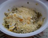Foto del paso 7 de la receta Ensaladilla de guisantes, anchoas, queso y pimientos del piquillo