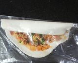 A picture of step 12 of Rice Roulade with mixed vegetables.