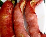 A picture of step 6 of My stuffed Bacon Rolls.🤫.
