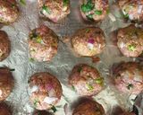 A picture of step 2 of Baked Meatballs.