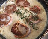 Foto del paso 5 de la receta: Bifes de lomo con panceta y salas de champiñones
