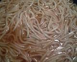 Udon noodles in London broil juices recipe step 1 photo