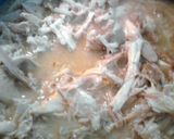 A picture of step 3 of Open Faced Chicken n Gravy sandwich w/ Mashed Tators.