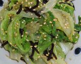 A picture of step 11 of Eat a Whole Lettuce! Mixed with Shio-Kombu.