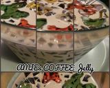 A picture of step 5 of AMIEs COFFEE JELLY.