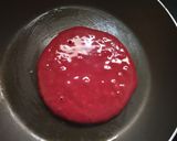 A picture of step 5 of Red velvet Pancake.