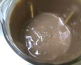 A picture of step 2 of Kanten Tofu Chocolate Cakes for Dieters.
