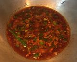 A picture of step 6 of Cabbage Manchurian.