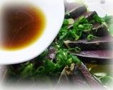 A picture of step 4 of An Elegant Touch to Your Everyday Seared Skipjack Tuna.