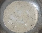 Foto langkah ke 6 dari resep Flaxseeds Pandan Swirl Sourdough Bread.