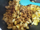 Pasteles de manzana y canela, masa sin gluten