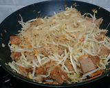 A picture of step 3 of Glass Noodle And Spam Stir Fry.