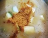 A picture of step 2 of Mix daal loki.