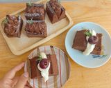 รูปขั้นตอนการทำที่ 12 ของ Chocolate chiffon cake ฉบับเกาหลี วัตถุดิบน้อย ทำง่าย ไม่ใส่สาร