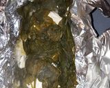 A picture of step 11 of Haddock Florentine.