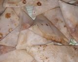 A picture of step 5 of Chinese samosa.