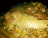 A picture of step 4 of Mike's EZ Crock Pot Chicken & Stuffing.