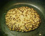 A picture of step 8 of Our Family's Sandal-Shaped Hamburger Patties.