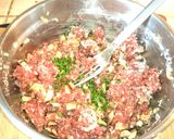 A picture of step 2 of stuffed vegetables.