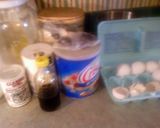 A picture of step 1 of sunshine coconut cake.