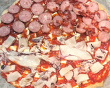 Foto del paso 4 de la receta: Pizza con quesitos, de Mar y Tierra