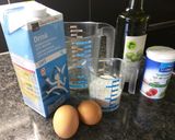 A picture of step 1 of Simple Omeletes.