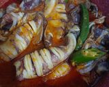 Gambar langkah 3 resipi Kari Sotong.