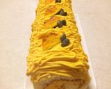 A picture of step 10 of Halloween Kabocha Squash Roll Cake.
