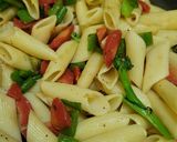 A picture of step 6 of Creamy Garlic Penne Pasta.