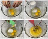 Foto langkah ke 1 dari resep Bolu Kukus Lapis Gluten Free.